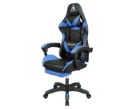Fotele gamingowe - Kruger&Matz Fotel gamingowy GX-150 czarno-niebieski KM0790-BL - miniaturka - grafika 1