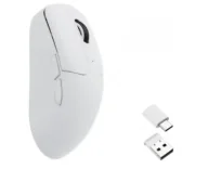 Myszki - Keychron M2-A3 Wireless Gaming Mouse White - miniaturka - grafika 1