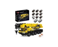 Klocki - MOULD KING 17073 Żuraw RC LTM 1110 Ciężarówka Dźwig Pilot i Silniki - miniaturka - grafika 1