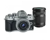 Aparaty Cyfrowe - Olympus OM-D E-M10 Mark IV + 14-150 Srebrny - miniaturka - grafika 1