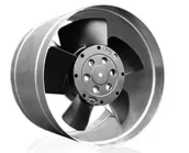 Wentylatory przemysłowe - Vokker Wentylator kanałowy, osiowy, metalowy 125mm WHISPER 100m3/h (WHISPER125) - miniaturka - grafika 1