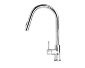 Baterie kuchenne - STELLMAN AFINO Bateria kuchenna z wyciąganą wylewką + dozownik CHROM - miniaturka - grafika 1