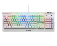 Klawiatury - Sharkoon Skiller SGK3 White Kailh Blue biała - miniaturka - grafika 1