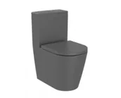 Kompakty WC - Roca Inspira Toaleta stojąca WC 60x37,5 cm kompaktowa bez kołnierza onyks A342529640 - miniaturka - grafika 1