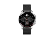 Smartwatch - Garett V10 Srebrno-czarny skórzany - miniaturka - grafika 1