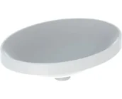 Umywalki - Geberit Variform Umywalka wpuszczana w blat 55x40 cm bez przelewu bez otworu na baterię biała 500.718.01.2 - miniaturka - grafika 1