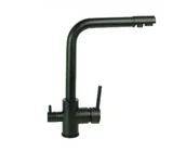 Baterie kuchenne - STELLMAN SIVANA bateria kuchenna do filtra wody + dozownik CZARNA - miniaturka - grafika 1