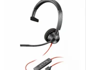 Słuchawki - Poly Blackwire 3310 -M HS +USB -C/A TAA 760Q7AA - miniaturka - grafika 1