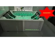 Wanny z hydromasażem - Zepehof Wanna z hydromasażem C-505 2+2 prostokątna 170cmx120cmx59cm WODOSPAD chromoterapia - miniaturka - grafika 1