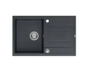 Zlewozmywaki - Quadron HB8203U8-BS_P2O Morgan 111 Black diamond (czarny nakrapiany/stalowy) - miniaturka - grafika 1