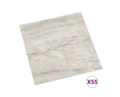 Panele podłogowe - Samoprzylepne panele podłogowe, 55 szt., PVC, 5,11 m², beżowe 324676 VIDAXL - miniaturka - grafika 1
