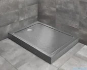 Brodziki prysznicowe - Radaway Doros F Compact Stone brodzik 100x70 antracyt SDRFP1070-05-64S - miniaturka - grafika 1