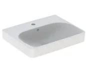 Umywalki - Geberit Smyle Square Umywalka wisząca lub meblowa 55x44 cm z otworem na baterię biała 500.259.01.1 - miniaturka - grafika 1