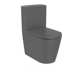 Kompakty WC - Roca Inspira Toaleta WC stojąca 64,5x37,5 cm kompaktowa bez kołnierza onyks A342526640 - miniaturka - grafika 1