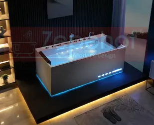 Zepehof Wanna z hydromasażem EB-D710 prostokątna 170cmx80cmx60cm z podgrzewaczem+pilot - Wanny z hydromasażem Zepehof Wanna z hydromasażem EB-D710 prostokątna 170cmx80cmx60cm z podgrzewaczem+pilot - Wanny z hydromasażem - miniaturka - grafika 1