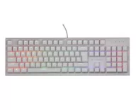 Klawiatury - Genesis Thor 303 RGB Silent Biała Hot Swap - miniaturka - grafika 1