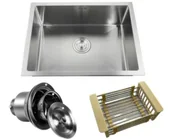 Zlewozmywaki - STELLMAN Zlewozmywak stalowy STEEL 5040 podwieszany - miniaturka - grafika 1