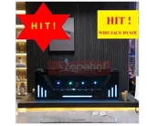 Wanny z hydromasażem - Czarna wanna z hydromasażem EBX-7066 prostokątna 170cmx78cmx61cm Wodospad LED x 2+Ambiente z podgrzewaczem+pilot - miniaturka - grafika 1