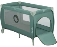 Łóżeczka i kojce - LIONELO Stefi Plus Łóżeczko turystyczne Zielony - miniaturka - grafika 1