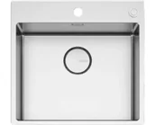 Zlewozmywaki - Zlew FALMEC  GARDA 50 stal szczotkowana INOX - miniaturka - grafika 1
