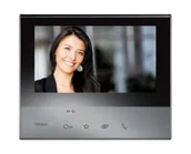 Wideodomofony - Zestaw wideodomofony CLASSE 300X SMART Wi-Fi CZARNY Legrand Bticino 363911B - miniaturka - grafika 1