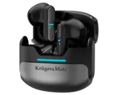 Słuchawki - Kruger&Matz M8 szare - miniaturka - grafika 1