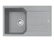 Zlewozmywaki - Franke Urban UBG 611-78 GSC Zlewozmywak granitowy jednokomorowy 78x50 cm kamienny szary 114.0687.273 - miniaturka - grafika 1