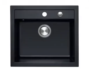 Berg Hobart zlewozmywak granitowy 56,5x51 cm bazalt BRQ19104 - Zlewozmywaki - miniaturka - grafika 2