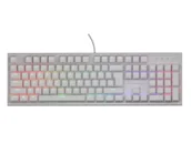 Klawiatury - Genesis Thor 303 RGB Silent Biała Hot Swap - miniaturka - grafika 1