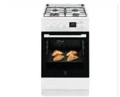Kuchenki gazowo-elektryczne - Electrolux LKK560204W - miniaturka - grafika 1