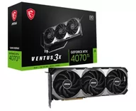 Karty graficzne - MSI GeForce RTX 4070 Ti VENTUS 3X E1 OC 12GB GDDR6X - miniaturka - grafika 1