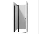 Ścianki i drzwi prysznicowe - Deante Kerria Plus Drzwi prysznicowe uchylne 200x90 cm nero KTSUN41P - miniaturka - grafika 1