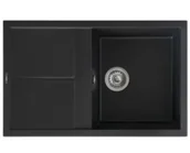 Zlewozmywaki - ZLEWOZMYWAK BERG CUADRADO BROB11P 1,0 OC CZARNY BAZALT - miniaturka - grafika 1