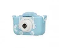 Aparaty Cyfrowe - Extralink kids camera h27 dual blue - miniaturka - grafika 1