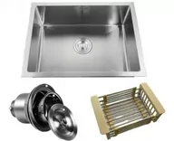 Zlewozmywaki - STELLMAN Zlewozmywak stalowy STEEL 5040 podwieszany - miniaturka - grafika 1