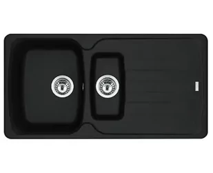 Franke Antea AZG 651-97 Zlewozmywak granitowy półtorakomorowy 97x50 cm czarny mat 114.0676.236 - Zlewozmywaki - miniaturka - grafika 2